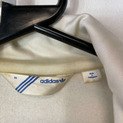 White Adidas Trefoil y2k Track Jacket Womens Small