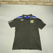 00s Black Umbro Polo Shirt Men's Medium