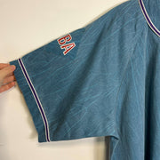 Vintage 90s Blue Charlotte Hornets NBA Starter Jersey Button Down XL