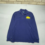 Vintage Navy Polo Ralph Lauren Polo Shirt Men's Medium