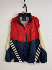 Vintage 90s Navy and Red Adidas Windbreaker Men's Medium