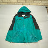 Cyan and Black Columbia Raincoat Men's Medium