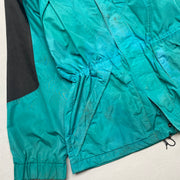 Cyan and Black Columbia Raincoat Men's Medium