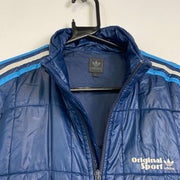 Vintage 90s Navy Adidas Puffer Jacket Small
