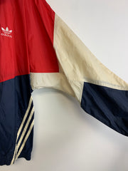 Vintage 90s Navy and Red Adidas Windbreaker Men's Medium