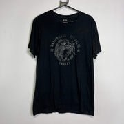 Vintage Black Oakley Graphic T-Shirt Medium
