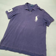 Vintage Navy Polo Ralph Lauren Polo Shirt Men's XXL