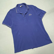 Navy Lacoste Polo Shirt Men's Large