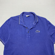 Navy Lacoste Polo Shirt Men's Large