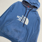 Blue North Face Hoodie Men's Small