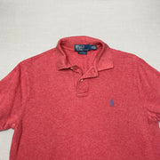 Vintage Blood Orange Polo Ralph Lauren Polo Shirt Men's Medium