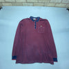 Maroon Lacoste Polo Shirt Men's Large