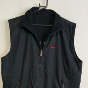 Vintage 90s Black Nike Reversible Vest Men's XL