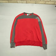 Red and Grey Puma Sweatshirt Men's Large