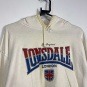 White Lonsdale London Hoodie Pullover Medium