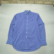 Blue Polo Ralph Lauren Button up Shirt Men's Large