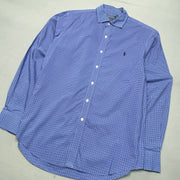 Blue Polo Ralph Lauren Button up Shirt Men's Large