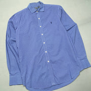 Blue Polo Ralph Lauren Button up Shirt Men's Large