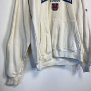 White Lonsdale London Hoodie Pullover Medium