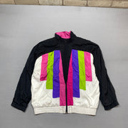 Vintage Multicolour Windbreaker Men's Small