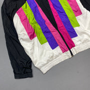 Vintage Multicolour Windbreaker Men's Small