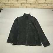 Black Jacket Wolfskin Fleece Jacket Men's Large