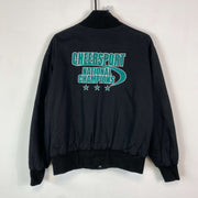 Black Cheersport Bomber College Youth's Large Jacket