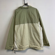 Vintage 90s Khaki and White Nike Jacket Men's XL