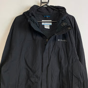 Black Columbia Raincoat Men's XL