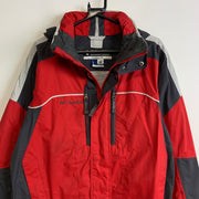 Black and Red Columbia Raincoat Men's Small