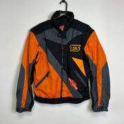 Dainese Orange Black Biker Jacket Medium