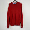 Red Tommy Hilfiger Thick Knitwear Sweater Mens Large