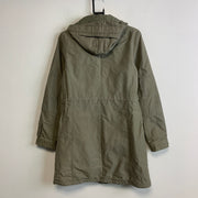 00s Khaki Adidas Long Coat Women's Medium