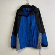 Black and Blue Starter Raincoat Men's Medium