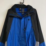 Black and Blue Starter Raincoat Men's Medium