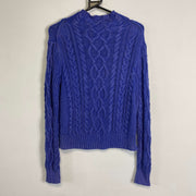 Blue Polo Ralph Lauren Cable Knit Sweater Knitwear Womens XS