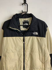 Cream White and Black North Face Jacket Women's XL