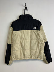 Cream White and Black North Face Jacket Women's XL