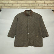 Khaki Green Barbour Jacket Men's Large