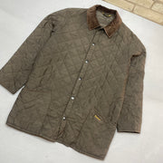 Khaki Green Barbour Jacket Men's Large