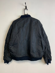 Black MA-1 Bomber Jacket Men's XL