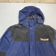 Navy and Black Timberland Raincoat Men's Large