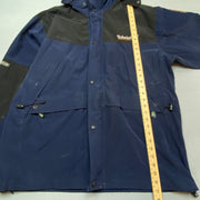 Navy and Black Timberland Raincoat Men's Large