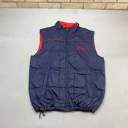 Navy Fila Gilet Men's Large