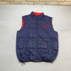 Navy Fila Gilet Men's Large