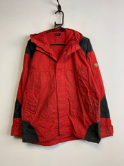 Red Fjallraven Raincoat Men's Large