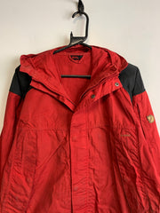 Red Fjallraven Raincoat Men's Large