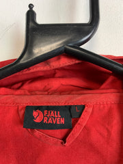 Red Fjallraven Raincoat Men's Large