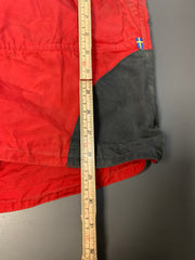 Red Fjallraven Raincoat Men's Large