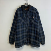 Navy Dickies Flannel Jacket Men's XL